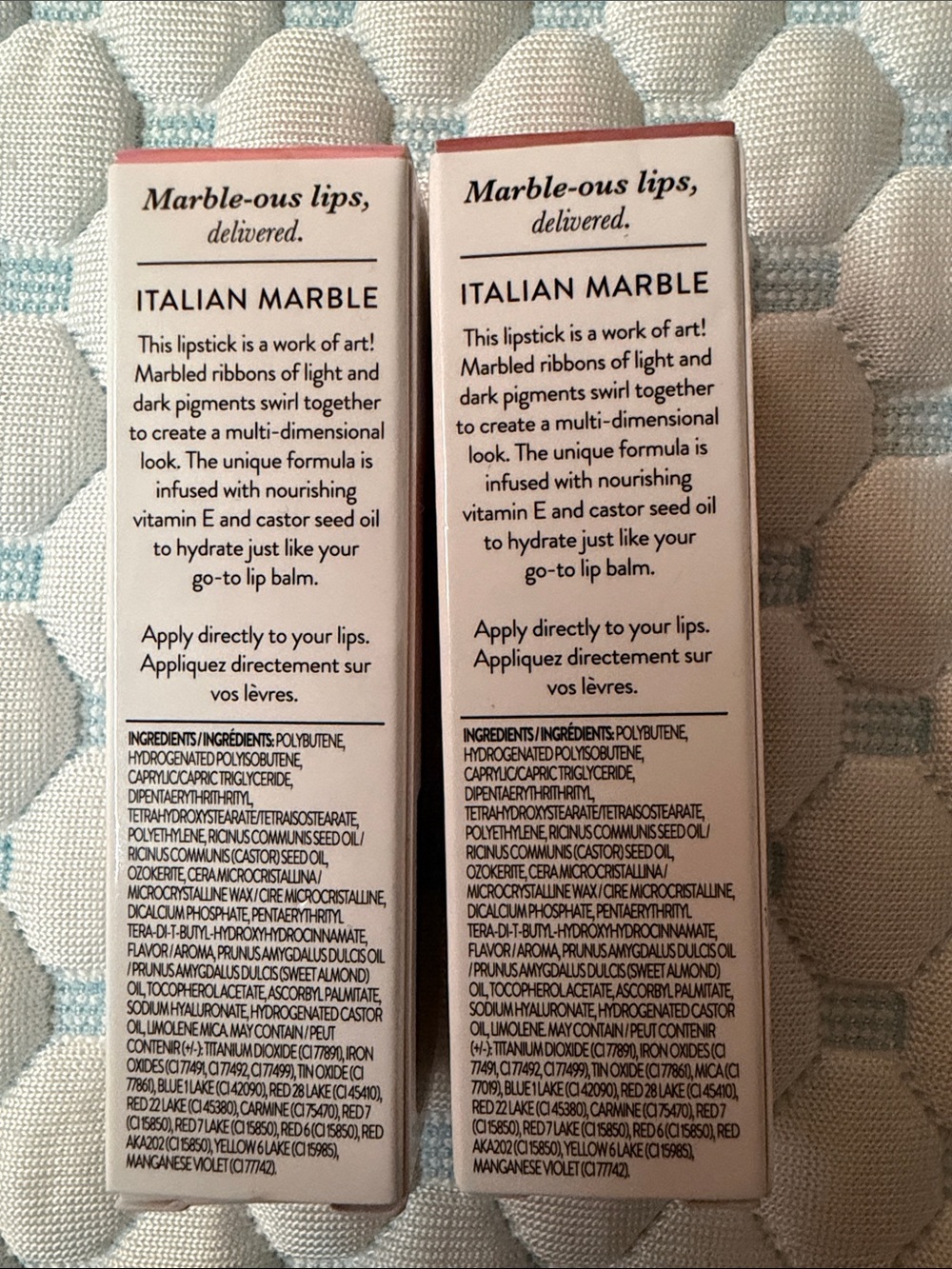 NIB Laura Geller Italian Marble Lipstick Duo — Hunny Bun & Berry Vanilla - Picture 3 of 5